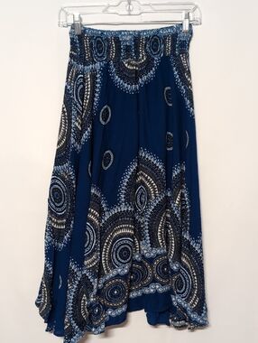 Blue Circle Skirt